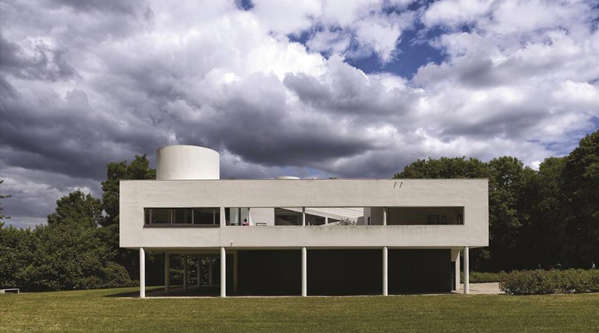 Villa Savoye et loge du jardinier, Poissy Photo : Cemal Emden 2015