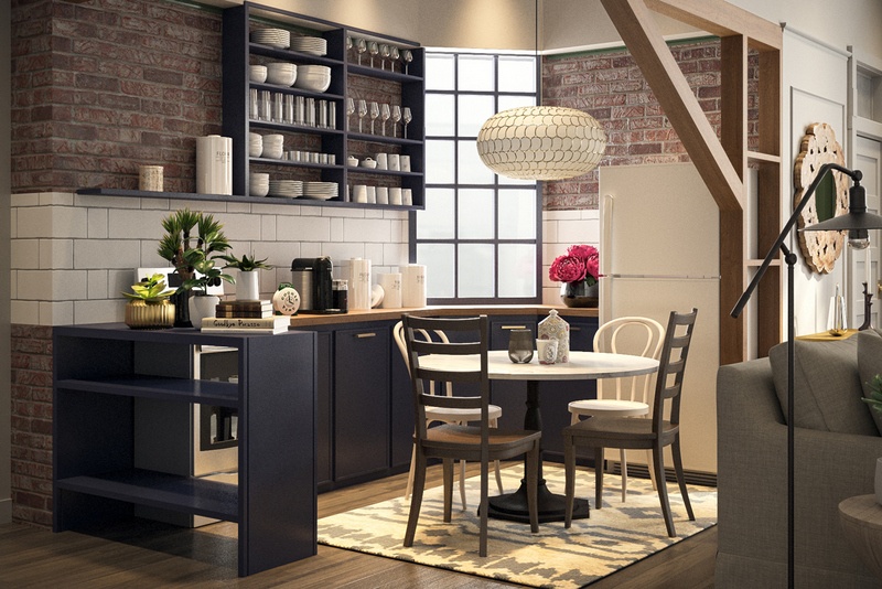 Μία ομάδα interior designers μάς δείχνει πώς θα έμοιαζαν σήμερα τα διαμερίσματα στα Φιλαράκια