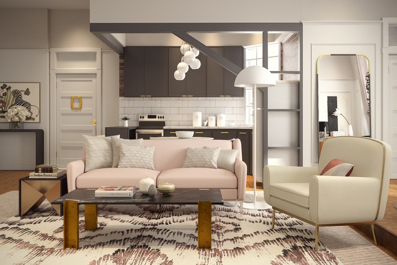 Μία ομάδα interior designers μάς δείχνει πώς θα έμοιαζαν σήμερα τα διαμερίσματα στα Φιλαράκια