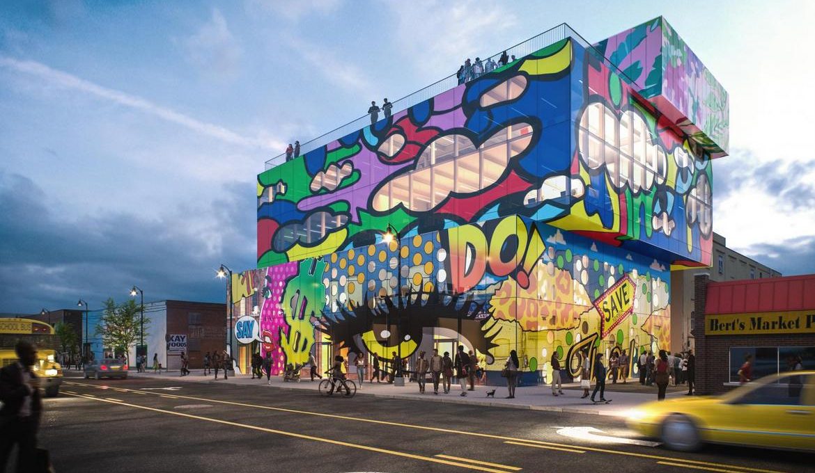 mvrdv γυάλινο mural