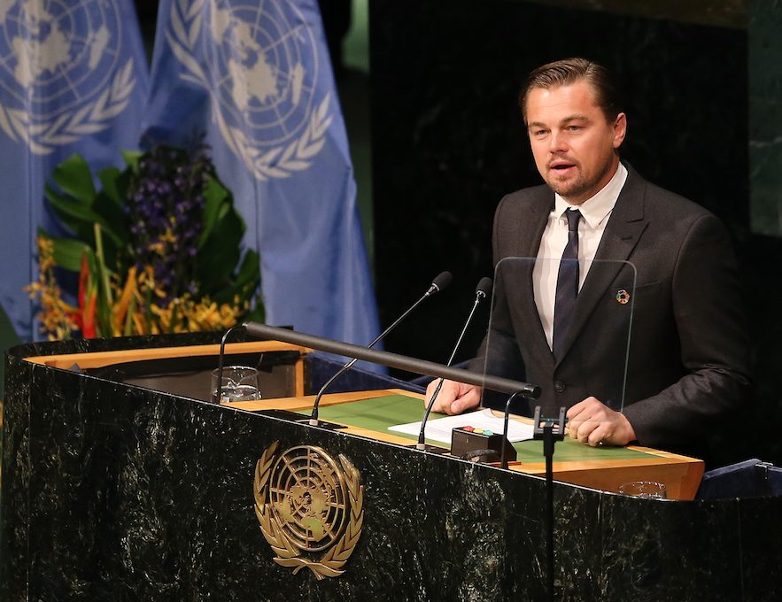 leonardo di caprio οικολογία και περιβάλλον